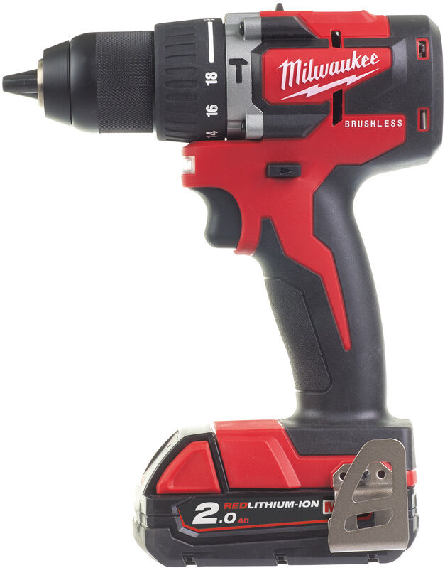 Milwaukee M18CBLPD-202C Akku-Schlagbohrschrauber 18 Volt 2.0 Ah Li-ion