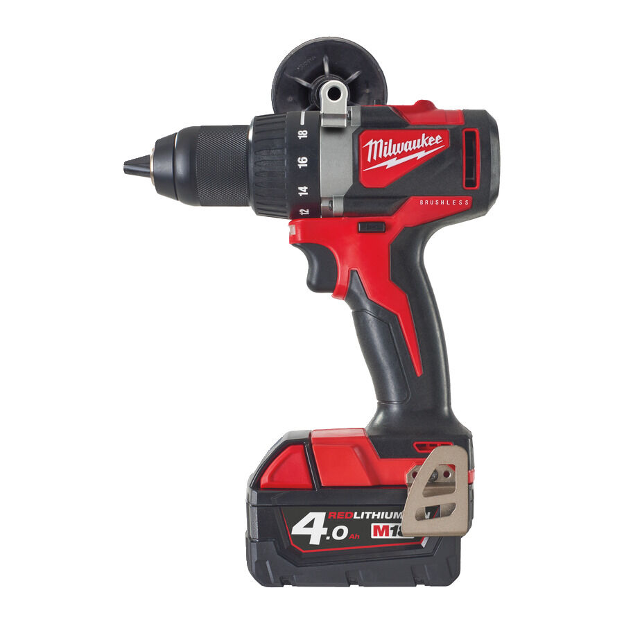 Milwaukee M18BLDD2-402X Bürstenloser Akku-Bohrschrauber 18 volt 4.0 Ah Li-ion