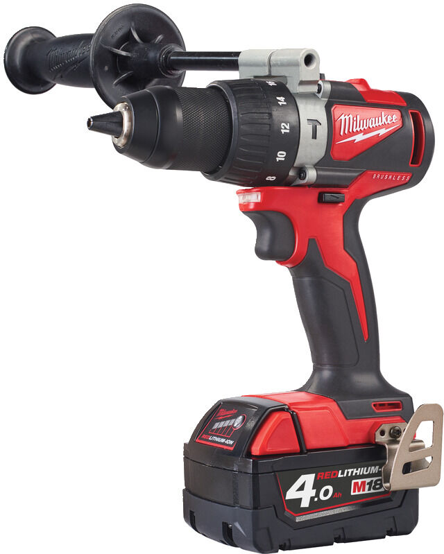 Milwaukee M18BLPD2-402X Bürstenloser Akku-Schlagbohrschrauber 18 Volt 4.0 AH Li-ion