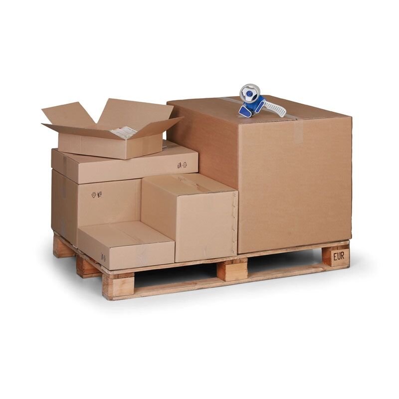 B2B Partner Kartonová krabice s klopami, 600x400x100 mm, 3-vrstvá lepenka, balení