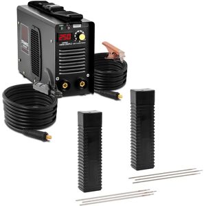 Stamos Welding Group Schweißset Elektroden Schweißgerät - 250 A - 8 m Kabel - 60 % Duty Cycle - Elektroden - E6013 - Ø 2 x 300 mm - 5 kg & E316L-17 - 2,5 x 350 mm - 5 kg S-MMA-250PI.2-SET-4