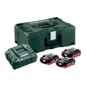 Metabo Basis Set 3 x LiHD 4.0 Ah + Metaloc