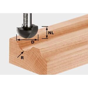 Festool Hohlkehlfräser HW Schaft 8 mm HW S8 R9,7