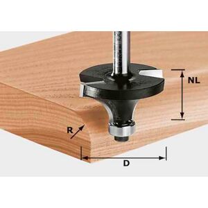 Festool Abrundfräser HW Schaft 8 mm HW S8 D31,7/R9,5 KL