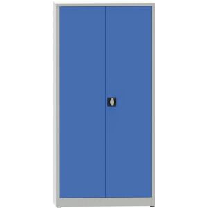 Kovona Metallschrank geschweißt JUMBO, 1950 x 950 x 600 mm, grau/blau