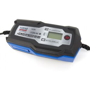 HBM Professional Automatisches Batterieladegerät 6 und 12 Volt, 3Ah - 200Ah akkuladegerate