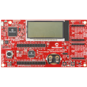 MICROCHIP DM240017 - 16-bit PIC24F LCD Curiosity (DM240017) Entwicklungsboard
