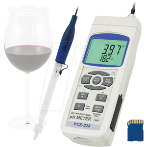 PCE INSTRUMENTS PCE 228WINE - PH-Messgerät PCE228-WINE