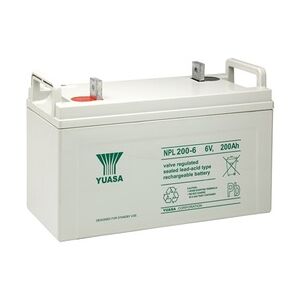 Yuasa Blei-Akku NPL200-6 Pb 6V / 200Ah 10-12 Jahresbatterie M10