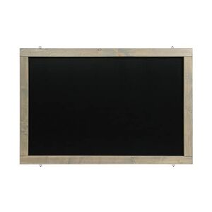 Rustikale Tafel Kreidetafel Wandtafel Küchentafel mit Holzrahmen / Grau 60x90cm
