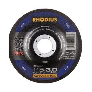 Rhodius Freihandtrennscheibe KSMK Stahl Ø 115 mm Bohrung 22,23 mm 10 Stück