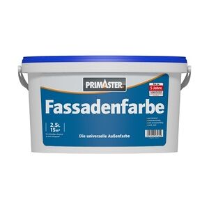 Primaster Fassadenfarbe 2,5 L weiß matt