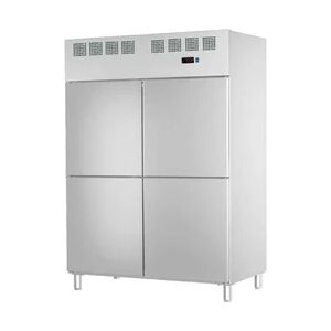 Kühlschrankschrank 4 türen 530x650 gn 2/1 oder 400x600 - 1400x820x2010 mm - 380 W 230/1V - 79399509 Eurast