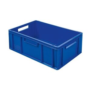 BRB-Lagertechnik Gastro Euro-Stapelbehälter 600x400 mm, blau -  220 mm