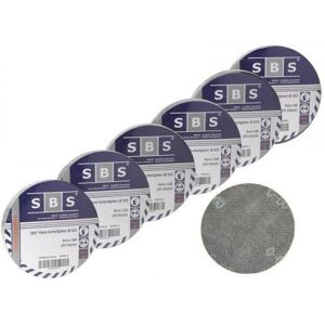 SBS - 150 Blatt Klett Gitterleinen Schleifgitter 225mm Sortiment Körnung 60-180