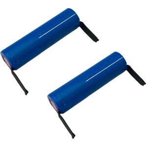 TRADE-SHOP 2x Li-Ion Akku 3,6V / 2900mAh BAK-Zellen für Wolf Garten 7269000 7079000, Power 60, Power Finesse 30R 30B 50 50B, 7084889 Accu60, INR18650, Alpina