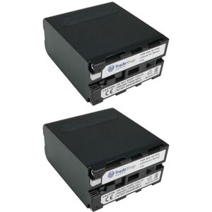 2x Trade-Shop Li-Ion Akku 10400mAh für APUTURE Amaran AL 528 160 H198 V-Screen V-1 V-2 VS-3 H160 HR672 Sound Devices SD 702T 744T Quenox CN160