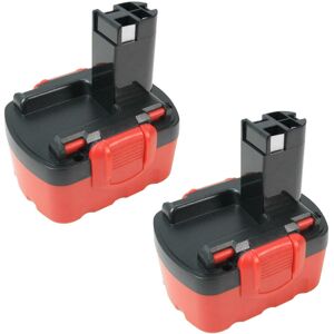 2x Trade-shop Werkzeug Ni-MH Akku 14,4V 2000mAh für Bosch PSR1440/B pst 14.4V ersetzt 2 607 335 264 2607335276 2 607 335 528 2607335678 2607335686