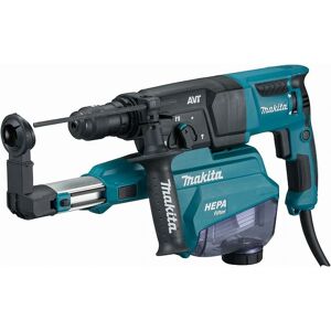 800W Meißelhammer 26 mm 2,4J Makita Kit Absaug- und Abziehvorrichtung - HR2653TJ14