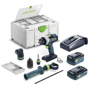 Akku-Bohrschrauber tdc 18/4 5,0/4,0 I-Set quadrive - Festool