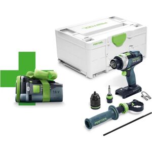 Akku-Schlagbohrschrauber tpc 18/4 I-Basic-5,0 quadrive ohne Lader im Systainer - Festool