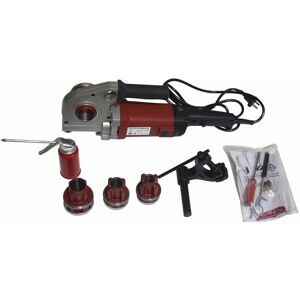 NEPTR-01 Gewindeschneidmaschine 1400W für 1/2'', 3/4'', 1'', 1-1/4'' Rohre - Rot - Varan Motors