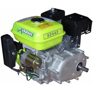 Varan Motors - 92442 Benzinmotor 6.5PS, 4.8KW mit Ölbadkupplung, Reduktionsgetriebe 1/2, Elektrostarter, Achse mit Passfederkupplung 19.96mm - Grau
