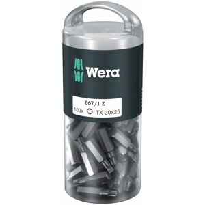 Wera - 867/1 torx diy 100, tx 20 x 25 mm, 100-tlg.