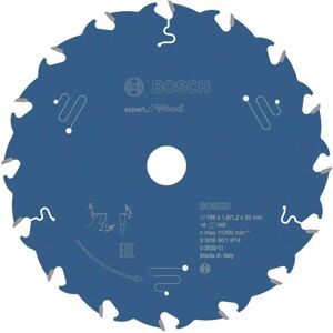 Bosch EXPERT for Wood Kreissägeblatt, 168x20x1.8/1.2 mm, 16 Zähne