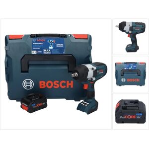 Bosch GDS 18V-1000 C Professional Akku Drehschlagschrauber 18 V 1000 Nm BITURBO Brushless + 1x ProCORE Akku 5,5 Ah + GCY 42 Bluetooth Modul + L-Boxx