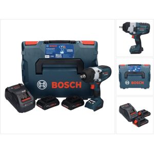 Bosch Gds 18V-1000 c Professional Akku Drehschlagschrauber 18 v 1000 Nm biturbo Brushless + 2x ProCORE Akku 4,0 Ah + Ladegerät + gcy 42 Bluetooth Modul +