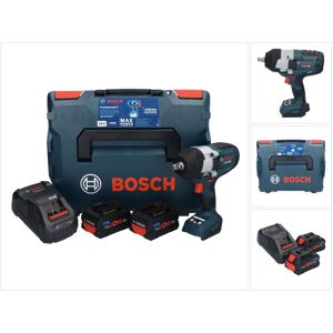 Bosch GDS 18V-1000 C Professional Akku Drehschlagschrauber 18 V 1000 Nm BITURBO Brushless + 2x ProCORE Akku 5,5 Ah + Ladegerät + GCY 42 Bluetooth