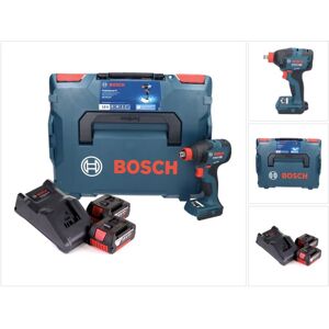 Gdx 18V-210 c Professional Akku Drehschlagschrauber 18 v 210 Nm Brushless + 2x Akku 5,0 Ah + Ladegerät + Connectivity Modul + L-Boxx - Bosch