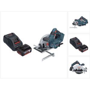 Gks 18V-57-2 Professional Akku Handkreissäge 18 v 165 mm Brushless + 1x Akku 5,0 Ah + Ladegerät - Bosch