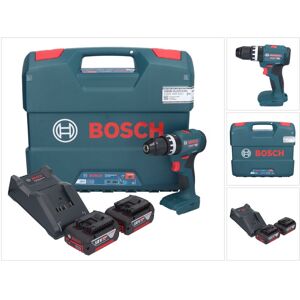 Gsb 18V-45 Professional Akku Schlagbohrschrauber 18 v 45 Nm Brushless + 2x Akku 4,0 Ah + Ladegerät + L-Case - Bosch