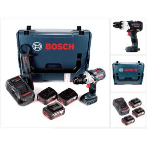 Bosch GSB 18V-85 C Akku Schlagbohrschrauber 18V 85Nm 1/2 Brushless + 3x Akku 5,0Ah + Ladegerät + L-Boxx