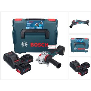 Bosch GWS 18V-10 SC Akku Winkelschleifer 18 V 125 mm Brushless + 2x ProCORE Akku 8,0 Ah + Ladegerät + L-Boxx