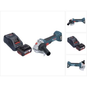 Bosch GWS 18V-7 Professional Akku Winkelschleifer 18 V 125 mm Brushless + 1x Akku 5,0 Ah + Ladegerät