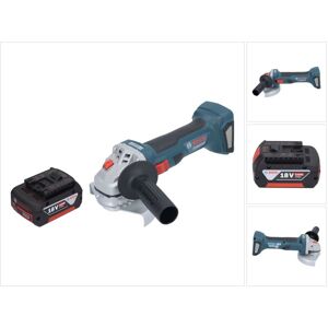 Bosch GWS 18V-7 Professional Akku Winkelschleifer 18 V 125 mm Brushless + 1x Akku 5,0 Ah - ohne Ladegerät