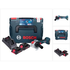 Bosch - gwx 18V-7 Professional Akku Winkelschleifer 18 v 125 mm Brushless x-lock + 2x ProCORE Akku 4,0 Ah + Ladegerät + L-Boxx