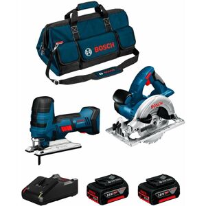 Kit 18V BK204BAG (gks 18 v-li + gst 18 v-li s + 2 x 4,0 Ah + GAL18V-40 + Tasche) - Bosch