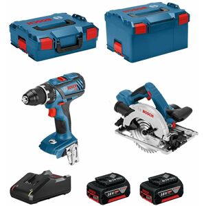 Bosch - Kit 18V BSK182M2D (gsr 18V-28 + gks 18-57G + 2 x 4,0 Ah + GAL18V-40 + L-Boxx 136 + L-Boxx 238)