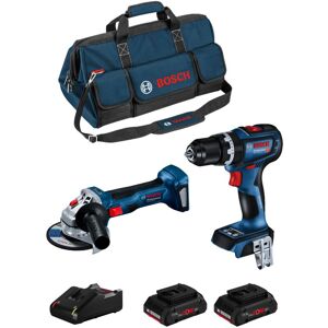 BOSCH Kit BK2016BAG (GSB 18V-90 C + GWS 18V-7 + 2 x 4,0 Ah ProCORE + GAL18V-40 + HDBAG)