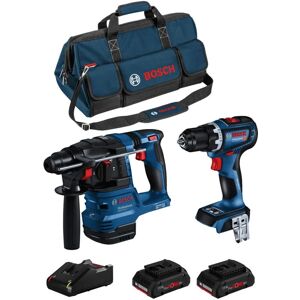 BOSCH Kit BK2021BAG (GBH 18V-22 + GSR 18V-90 C + 2 x 4,0 Ah ProCORE + GAL18V-40 + HDBAG)