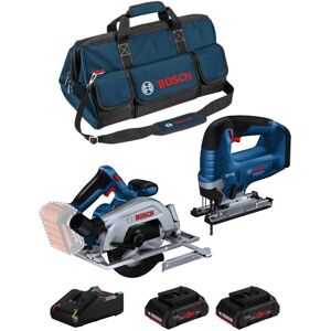 BOSCH Kit BK2022BAG (GKS 18V-57-2 + GST 18V-125 B + 2 x 4,0 Ah ProCORE + GAL18V-40 + HDBAG)