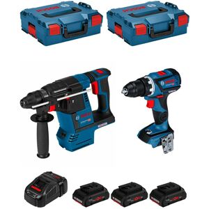 Bosch - Kit gsr 18V-60C + gbh 18V-26F (3 x 4,0 Ah ProCORE + GAL1880CV + 2 x L-Boxx 136)