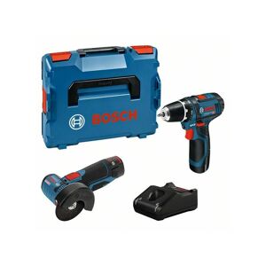 Combo Kit Set mit 2 12V-Werkz.: gsr 12V-15+ gws 12V-76 +2x2.0Ah + gal 12V-40 (l) - Bosch