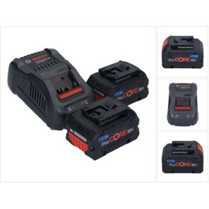 Bosch - Starter Set 2x ProCORE 18 v 5,5 Ah Professional Akku + gal 1880 cv Ladegerät ( 1600A0214C )