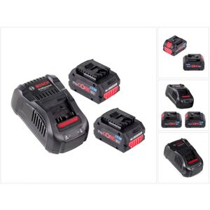 Bosch Starter-Set ProCore mit 2x ProCORE 18 V 8,0 Ah Professional Akku GBA ( 1600A016GK ) und GAL 1880 CV Ladegerät