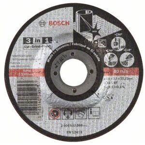 Bosch 3-in-1-Scheibe 115 x 2,5mm gekröpft